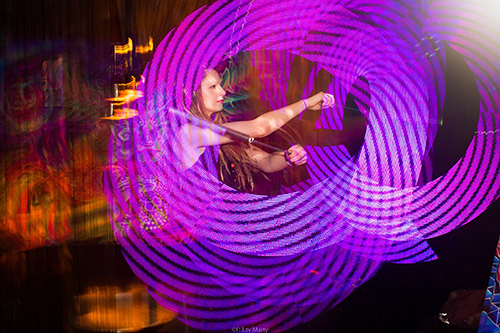 poi LED spinning - l.e.d. performance