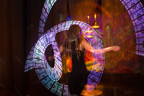 L.E.D Rave performance - Dragon Mill