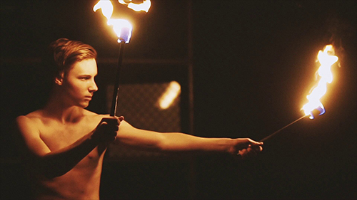 Fire Tricking - Square Fire 2015 - fire performance