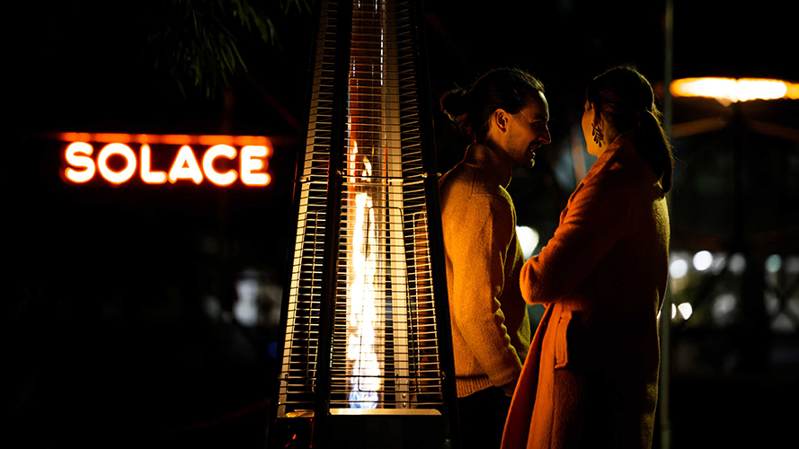 Fire performance at UNSEEN Winter Solstice Fire Festival 2023, event by Dragon Mill, Light Square, Adelaide, photo by Bill J Pearce