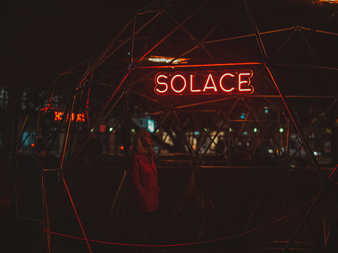 Fire performance at UNSEEN Winter Solstice Fire Festival 2023, event by Dragon Mill, Light Square, Adelaide, photo by Castleforge Photography