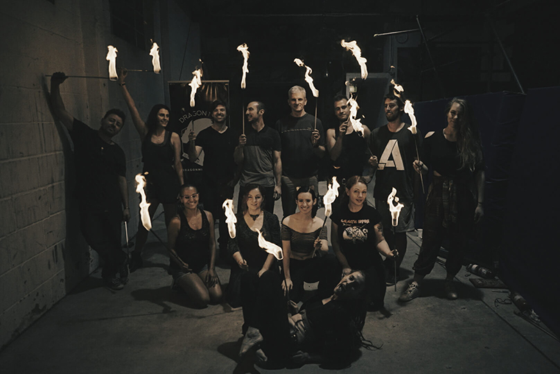 Billy Tempest - Fire Eating Masterclass - Dragon Mill School of Fire Art