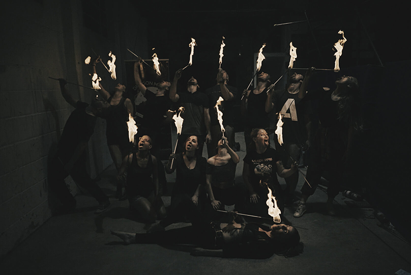 Billy Tempest - Fire Eating Masterclass - Dragon Mill Group Lesson