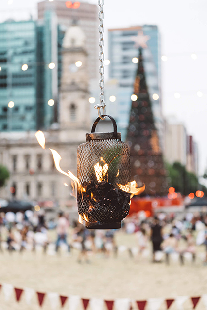 Empyre 2020 Fire Festival, Victoria Square Adelaide, photo by Nick Astanei