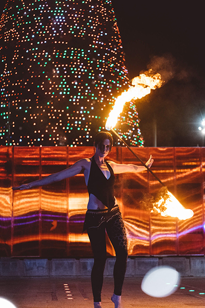 Empyre 2020 Fire Festival, Victoria Square Adelaide, photo by Nick Astanei