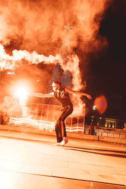 Empyre 2020 Fire Festival, Victoria Square Adelaide, photo by Nick Astanei