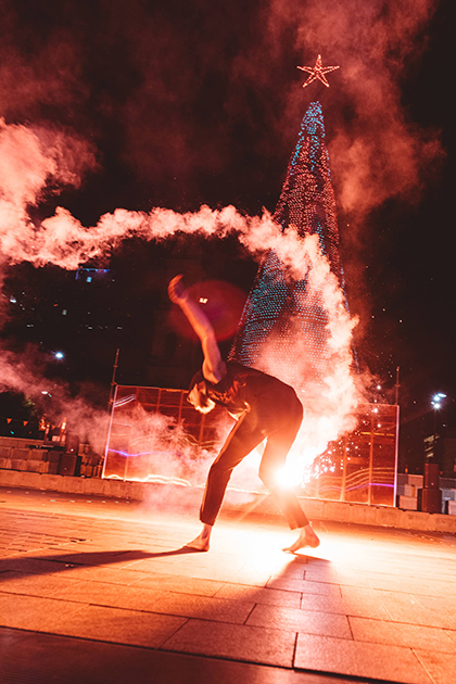 Empyre 2020 Fire Festival, Victoria Square Adelaide, photo by Nick Astanei