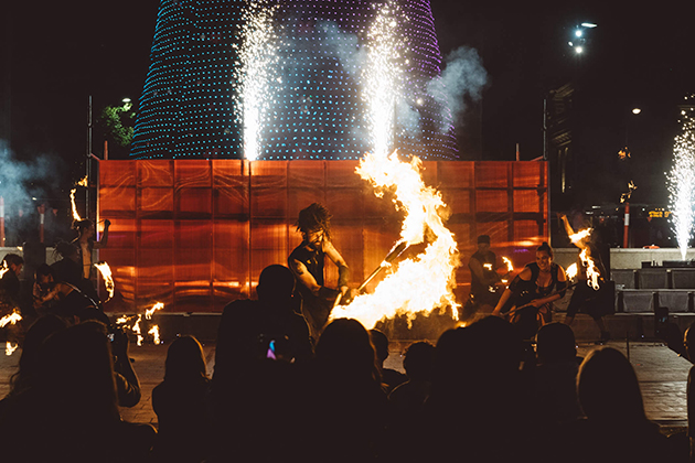 Empyre 2020 Fire Festival, Victoria Square Adelaide, photo by Nick Astanei