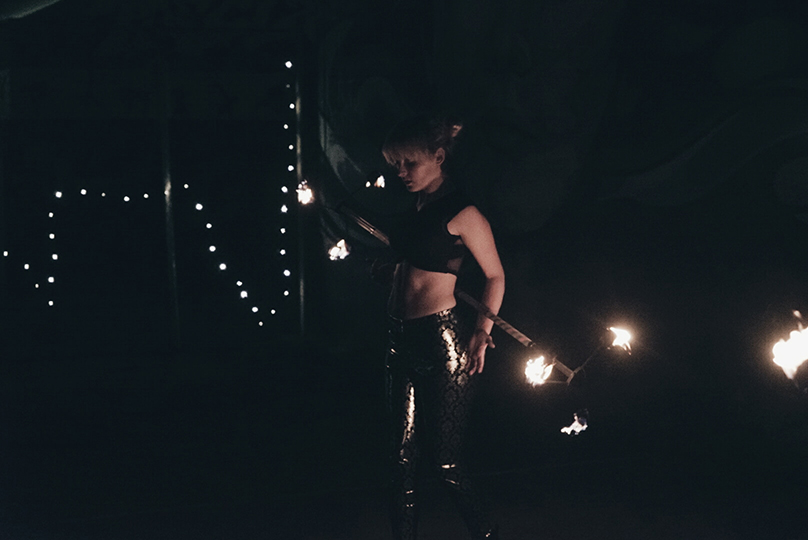 Nyx - Fire Dragon Staff - Adelaide Fire Jam