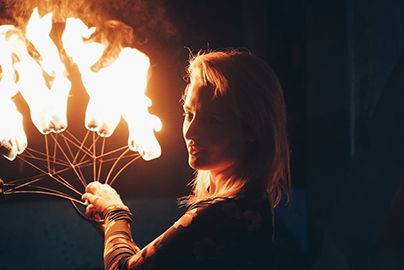 Nyx - Fire Fan Performance - Local Fire Jam