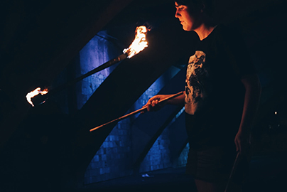 Lucy - Juggling instructor - Local Fire Jam